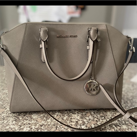 Michael Kors Handbags - Grey Michael Kors Medium Sized Purse